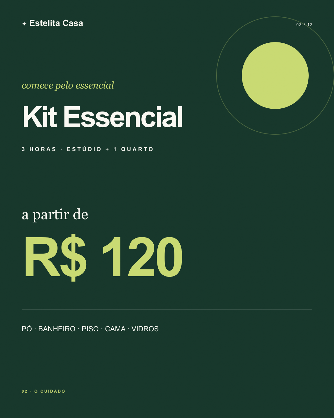 Como a gente cuida, tela 1