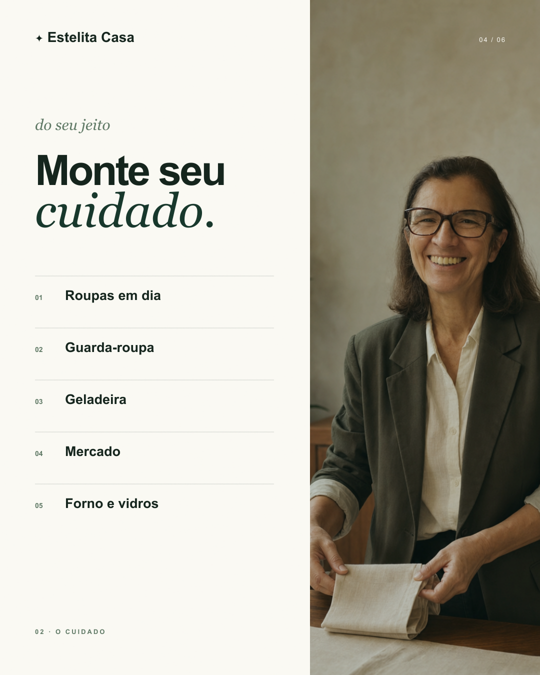 Monte seu cuidado