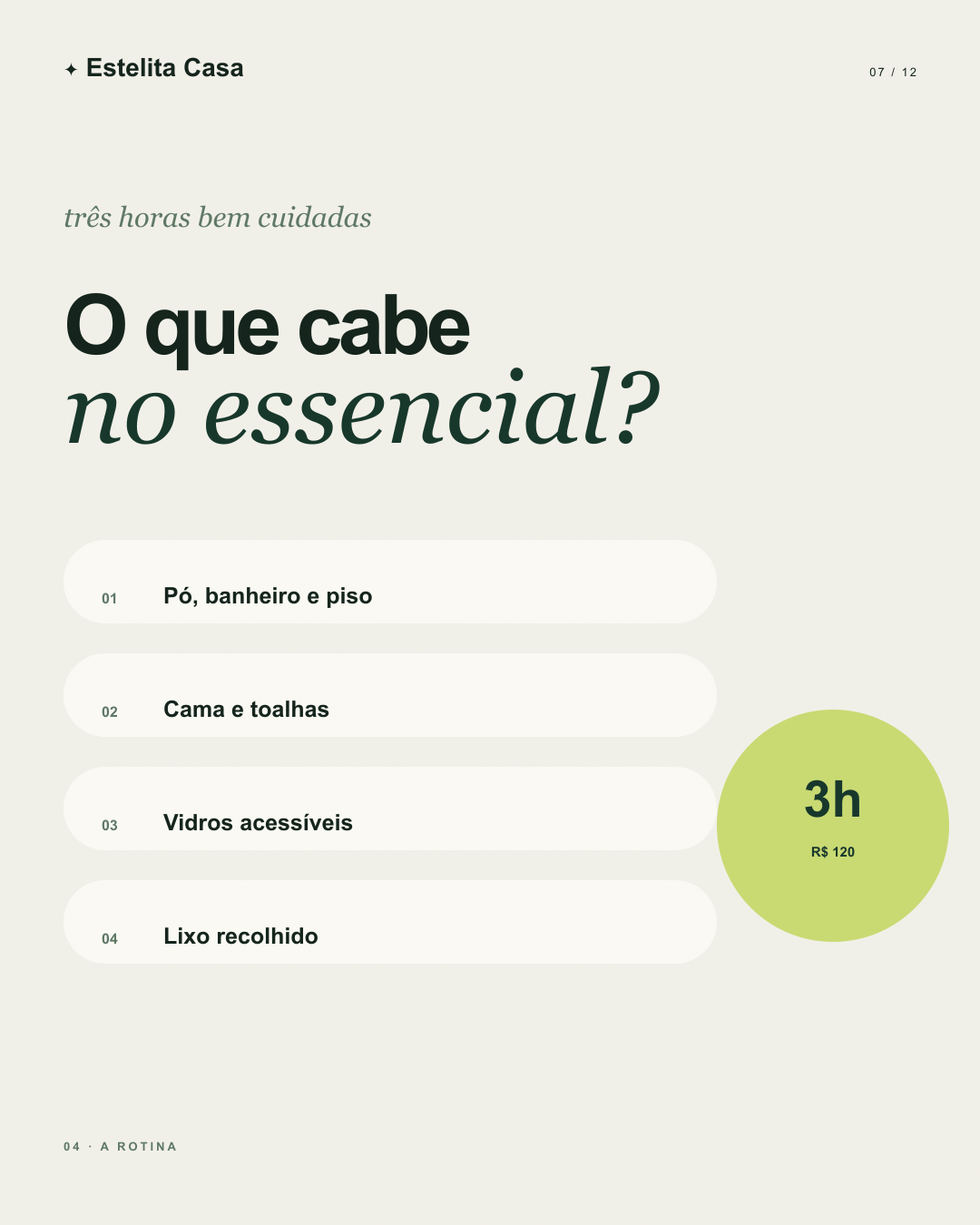 O essencial na prática, tela 1