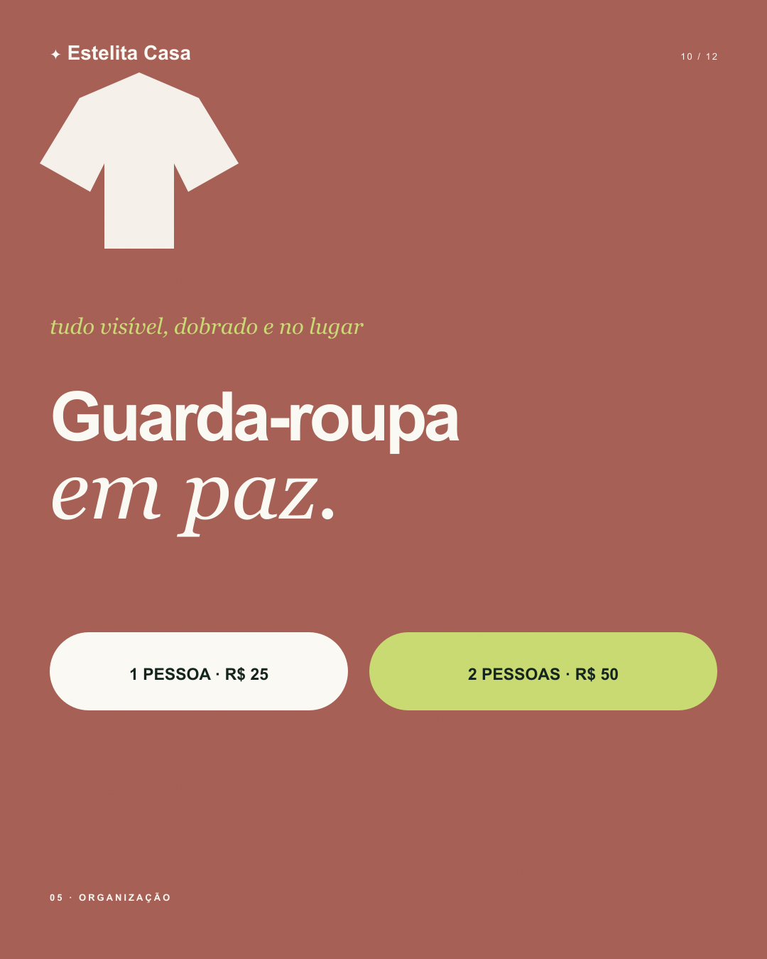 Organização que ajuda, tela 2